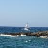 Крит. Волны на море